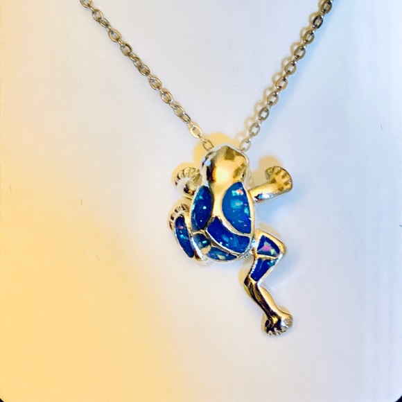 Silver Colored Frog Necklaces - Picture 4 of 8